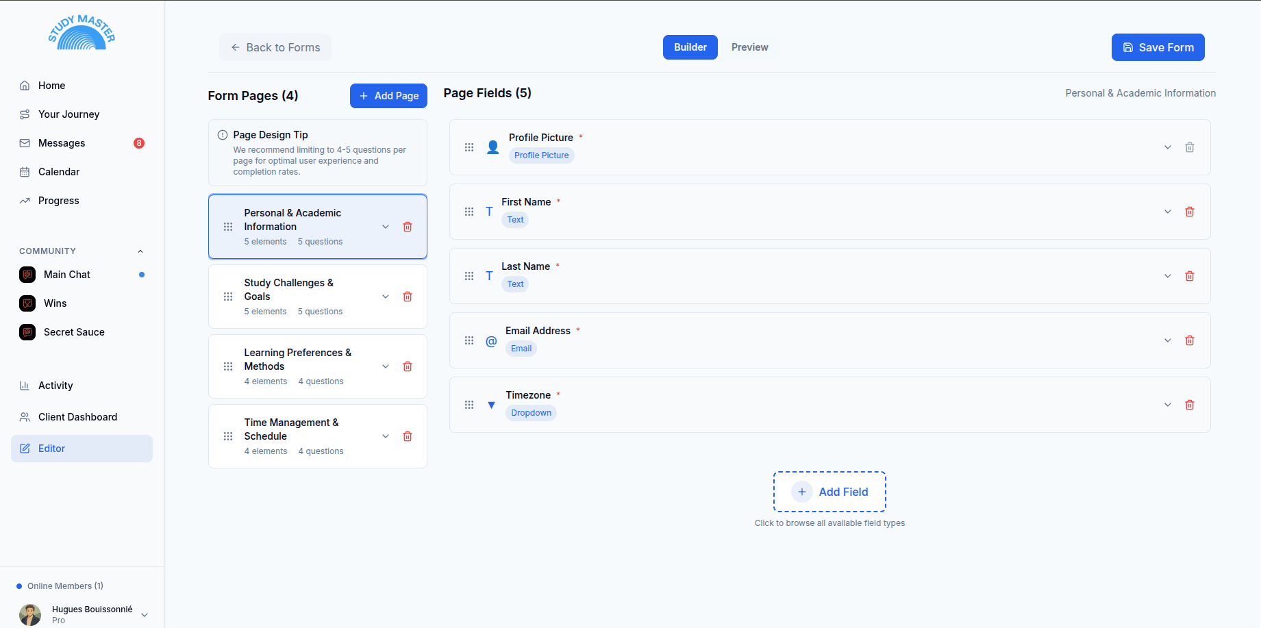 Smart Forms preview